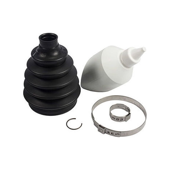Front Outer CV Boot Kit - Compatible with 2011 - 2019 Ford Fiesta 1.6L 4-Cylinder Naturally Aspirated 2012 2013 2014 2015 2016 2017 2018