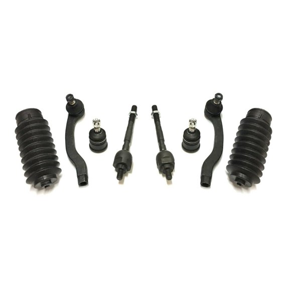 Front Outer & Inner Tie Rod Ends + Bellow Boots Lower Ball Joints Suspension Kit 8 Pc Fits select: 1992-1997 HONDA CIVIC, 1994-1997 ACURA INTEGRA