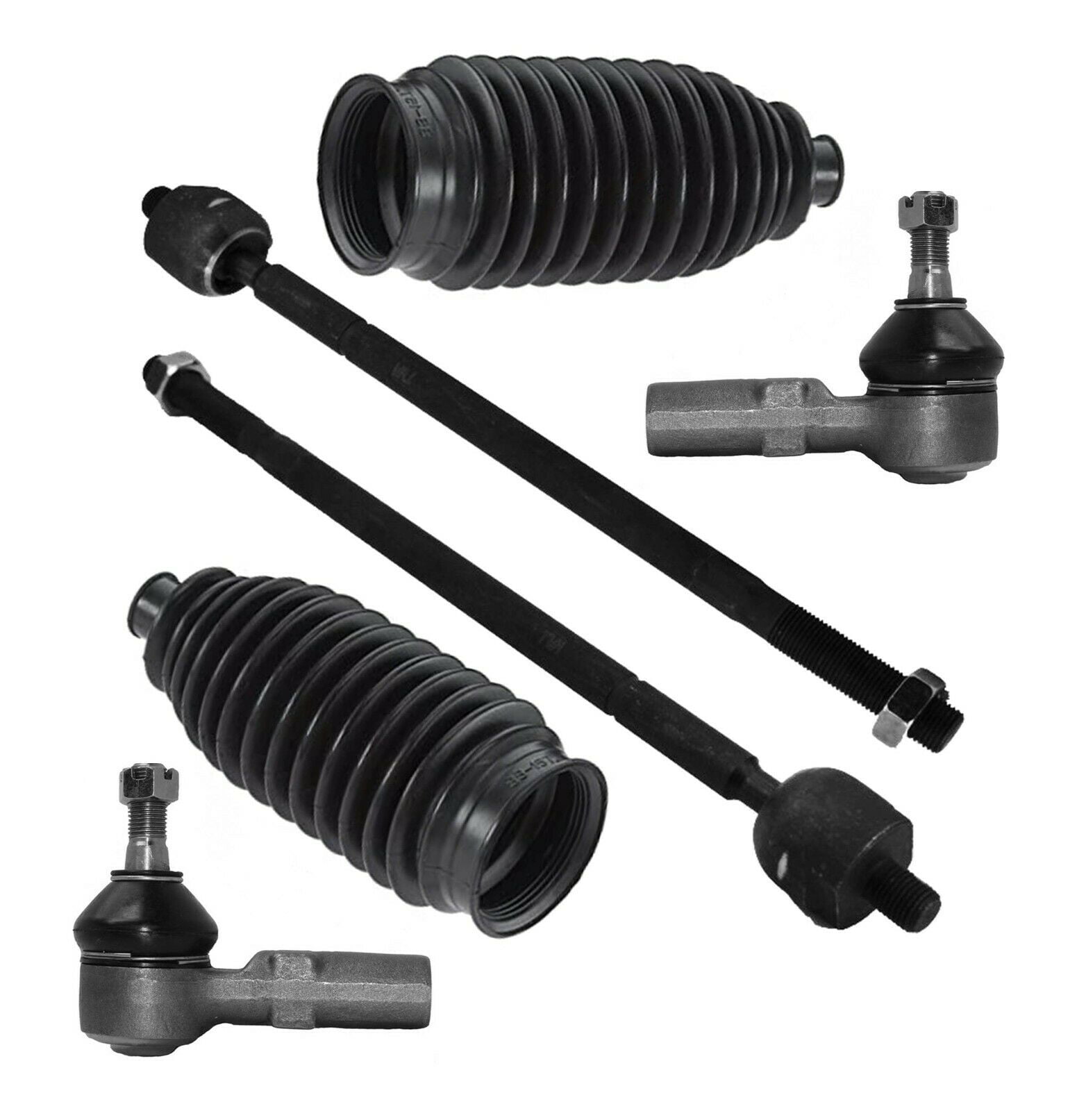 Front Outer & Inner Tie Rod Ends + Bellow Boots Steering Kit 6 Pcs Fits select: 1992-2001 TOYOTA CAMRY, 1995-2004 TOYOTA AVALON