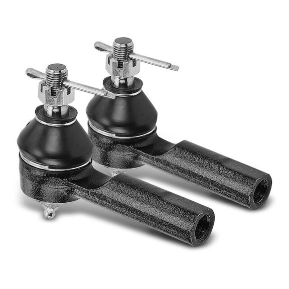 Front Outer Tie Rod End Set 2 - Compatible with 1996 - 2001 INFINITI I30 3.0L V6 1997 1998 1999 2000