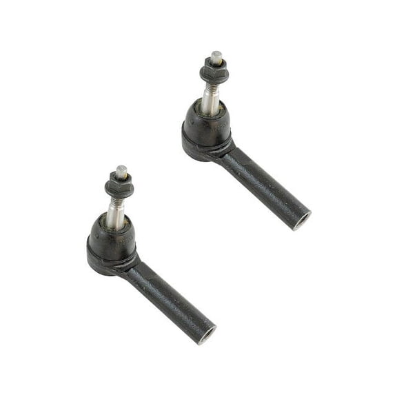 Front Outer Tie Rod End Set 2 Piece - Compatible with 2012 - 2017 Buick Verano 2013 2014 2015 2016