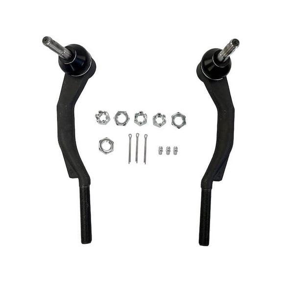 Front Outer Tie Rod End Set of 2 - Compatible with 2003 - 2009 Chevy Trailblazer 2004 2005 2006 2007 2008