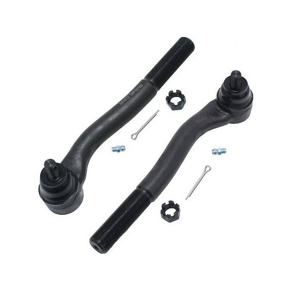 Front Outer Tie Rod Set - Compatible with 1999 - 2004 Jeep Grand Cherokee 2000 2001 2002 2003