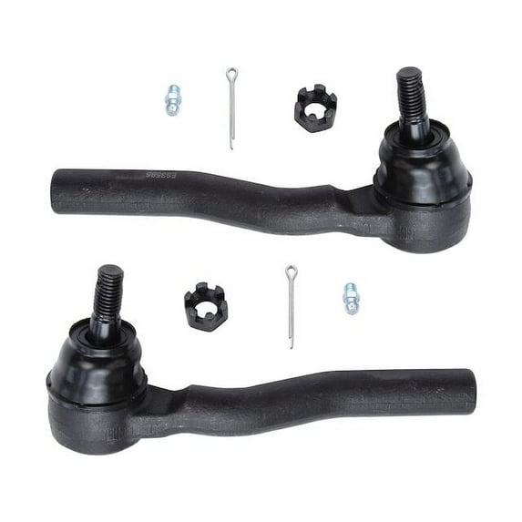 Front Outer Tie Rod Set - Compatible with 2003 - 2007 Cadillac CTS 2004 2005 2006