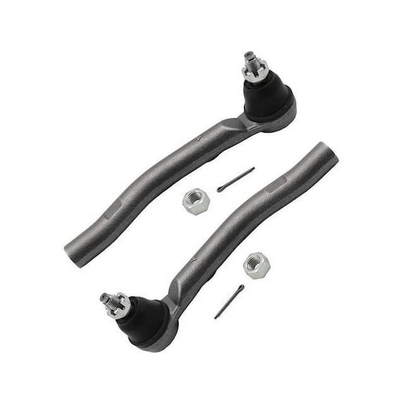 Front Outer Tie Rod Set - Compatible with 2011 - 2017 Nissan Juke 2012 2013 2014 2015 2016