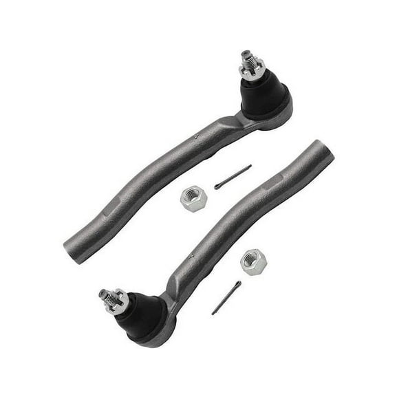 Front Outer Tie Rod Set - Compatible with 2013 - 2022 Nissan Sentra 1.8L 4-Cylinder 2014 2015 2016 2017 2018 2019 2020 2021