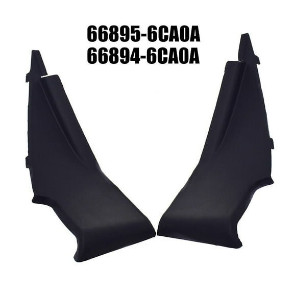 Front Pair Windshield Wiper Side Cowl Extension Trim for Nissan Altima 2019-2021