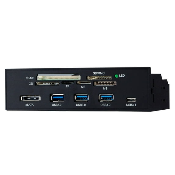 Front Panel USB3.0 Card Reader Built In for Fast Data Transfer and Versatiled Card PC Internal Card Reader