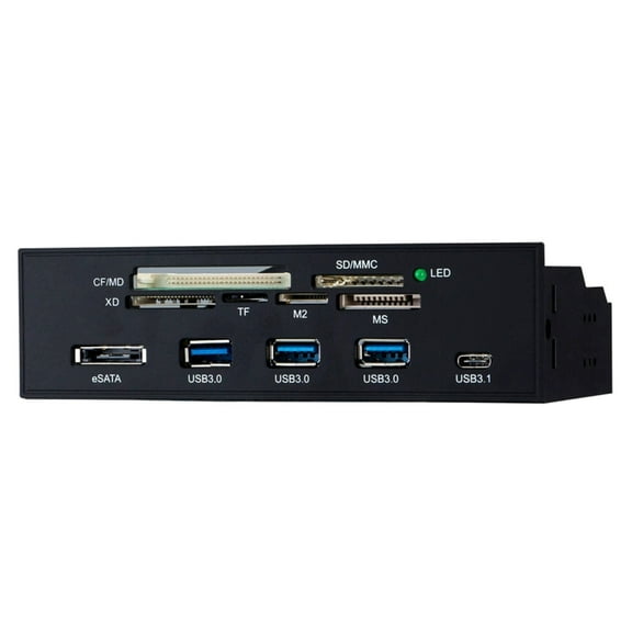 Front Panel USB3.0 Card Reader Built In for Fast Data Transfer and Versatiled Card PC Internal Card Reader