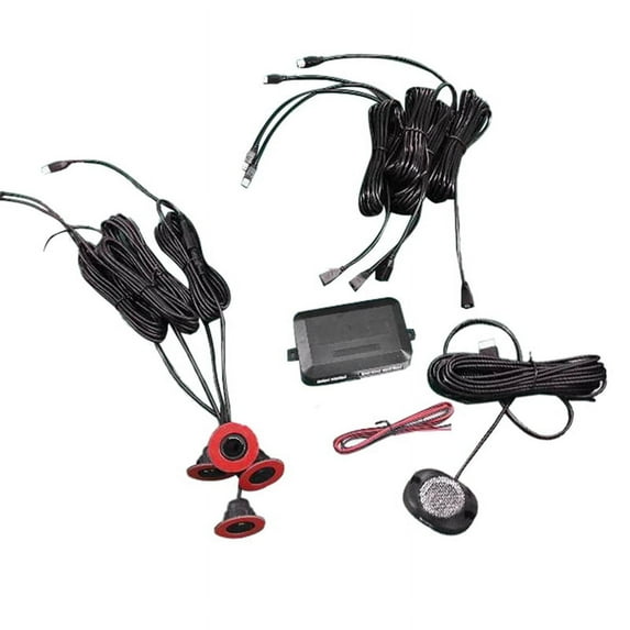 Front Parking Sensor Kit Built-in Flat Parktronic Assistant System