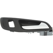 Front Passenger Side Interior Door Handle Compatible with 2013-2017 Ford Escape Ford C-max Black Bezel With Silver Lever Without Key Hole CJ5Z7822600CB CJ5Z7822600BB SE Energi SE