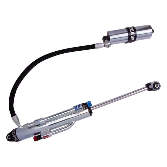 Front Passenger Side Monotube Bypass Body Double Adjustable Shock Absorber for Jeep Gladiator 2020-2024 Chrome Aluminum