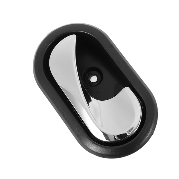 Front Passenger Side Rear Right Passenger Side Interior Door Handle for Renault Logan Duster 12-16 Inside Door Handle No.8200733847Black Silver Tone