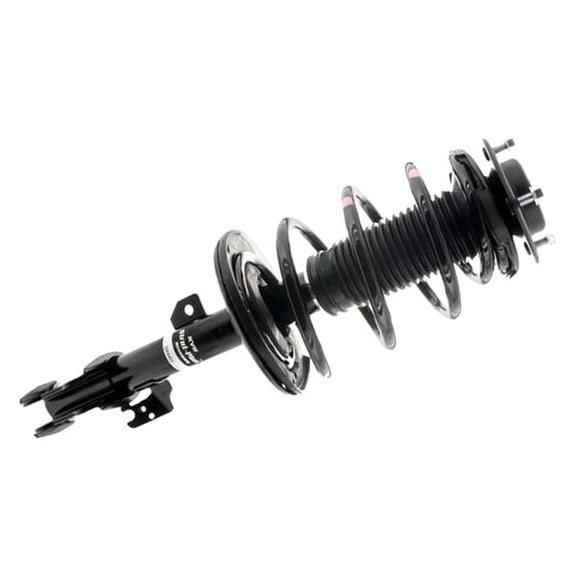 Front Passenger Side Twin-Tube Complete Strut Assembly for Lexus RX 2010-2015 Black Steel