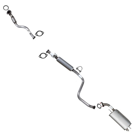 Stainless Steel Exhaust Front Pipe, Resonator & Muffler Fits 2009–2011 Chevrolet Aveo5 1.6L – Direct Fit