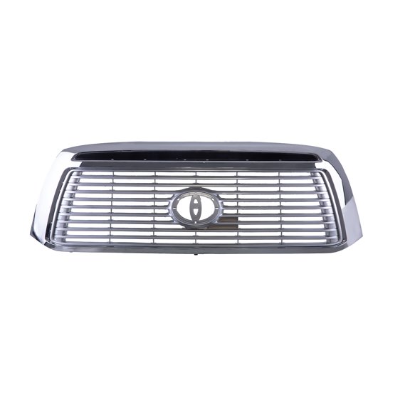Front Plastic All Chrome Grille Shell w/Insert Assembly for 10-13 Toyota Tundra