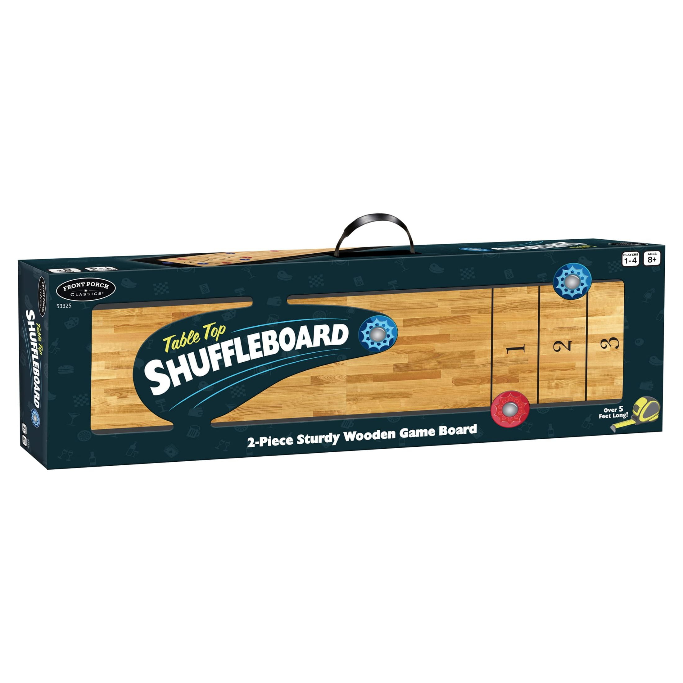 Classic Wooden Table Top Shuffleboard Game