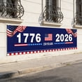 thumbnail image 1 of Front Porch Decorations Outdoor 4Th of July Decorations Large Usa 250Th Anniversary Yard Banner Backyard Lawn Patriotic Hanging Decor for Holiday Party Home Entrance, 1 of 4