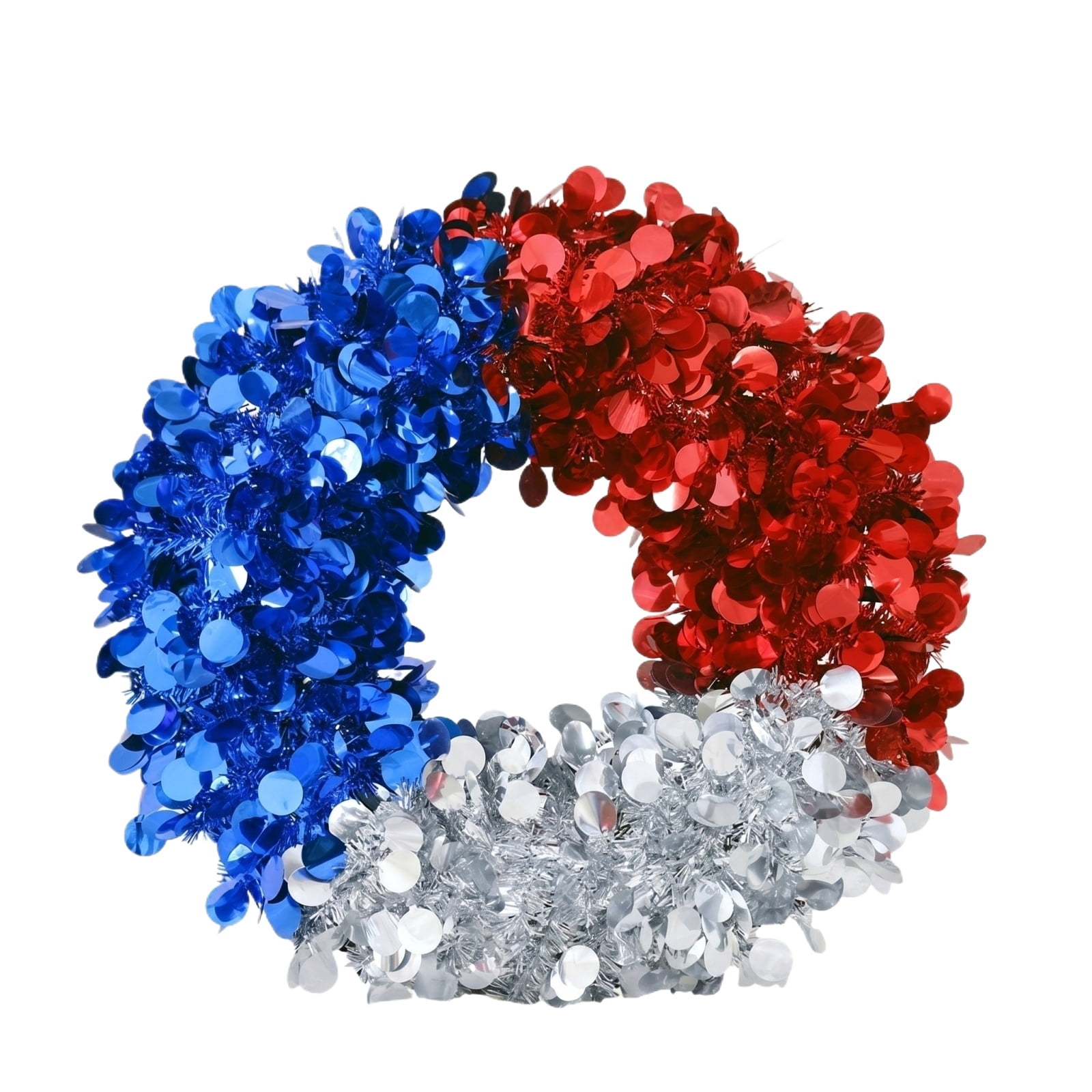 Front Porch Decorations Outdoor Red White and Blue Patriotic Wreath for ...