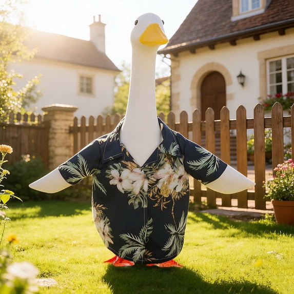 Front Porch Goose Outfits, Porch Goose Outfits Spring, Lawns Goose Clothes Lawns Goose Outfits for 23 In Outdoor Garden Yard Patio Statue