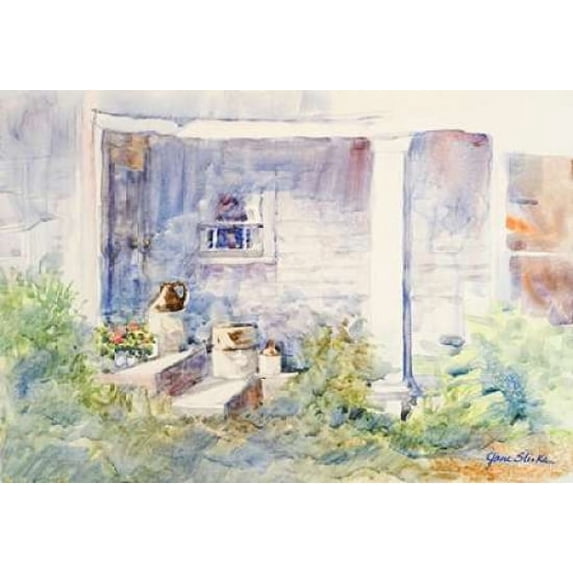 Front Porch Poster Print by Jane Slivka (10 x 14)