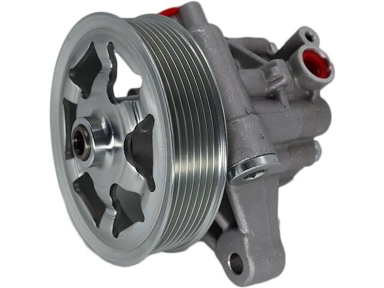 Front Power Steering Pump - Compatible with 2008 - 2012 Honda Accord 2.4L 4-Cylinder 2009 2010 2011
