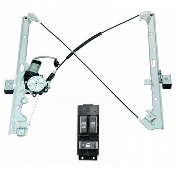 Front Power Window Regulator with Motor & Master Switch LH for GM Truck New WRA87304