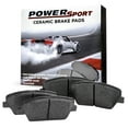 thumbnail image 1 of Front PowerSport Ceramic Series Brake Pad With Rubber Steel Rubber Shims, 1 of 1