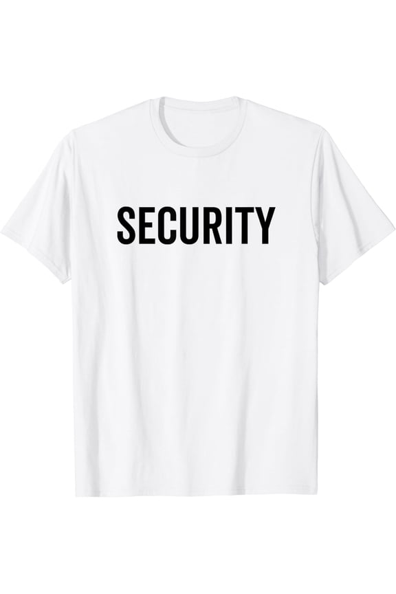 Security Professional Event Safety Guard Officer,Front Print T-Shirt