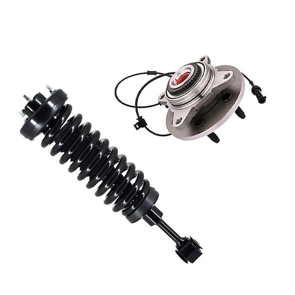 Front Quick Complete Strut-Coil Spring-Wheel Hub Bearing Assembly For 2003-2006 Lincoln Navigator 4WD