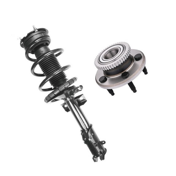 Front Quick Complete Strut-Coil Spring-Wheel Hub Bearing Assembly For 2005-2010 Ford Mustang