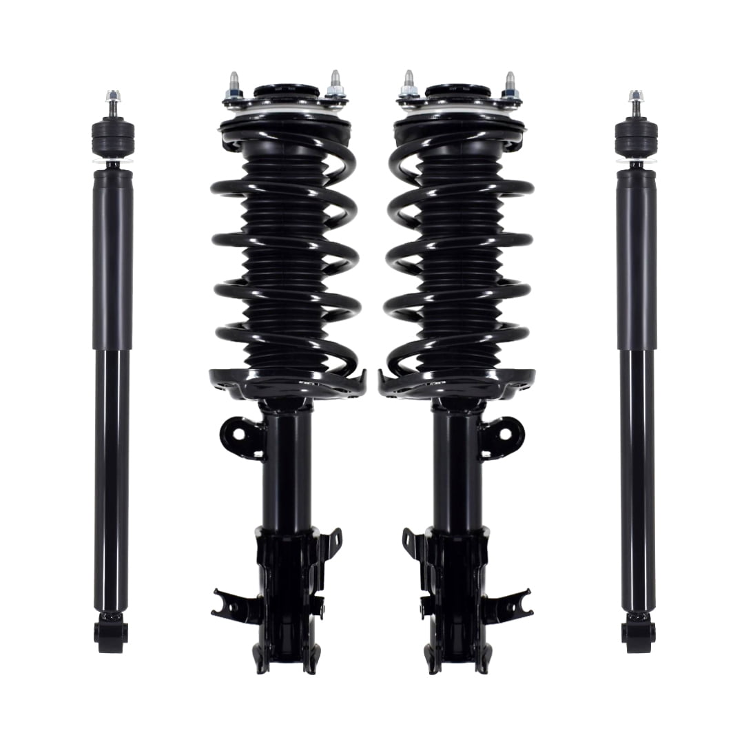Set 4 Front Quick Complete Strut-Coil Spring-Rear Shock For 2016-2021 Acura ILX Monotube Performance Upgrade