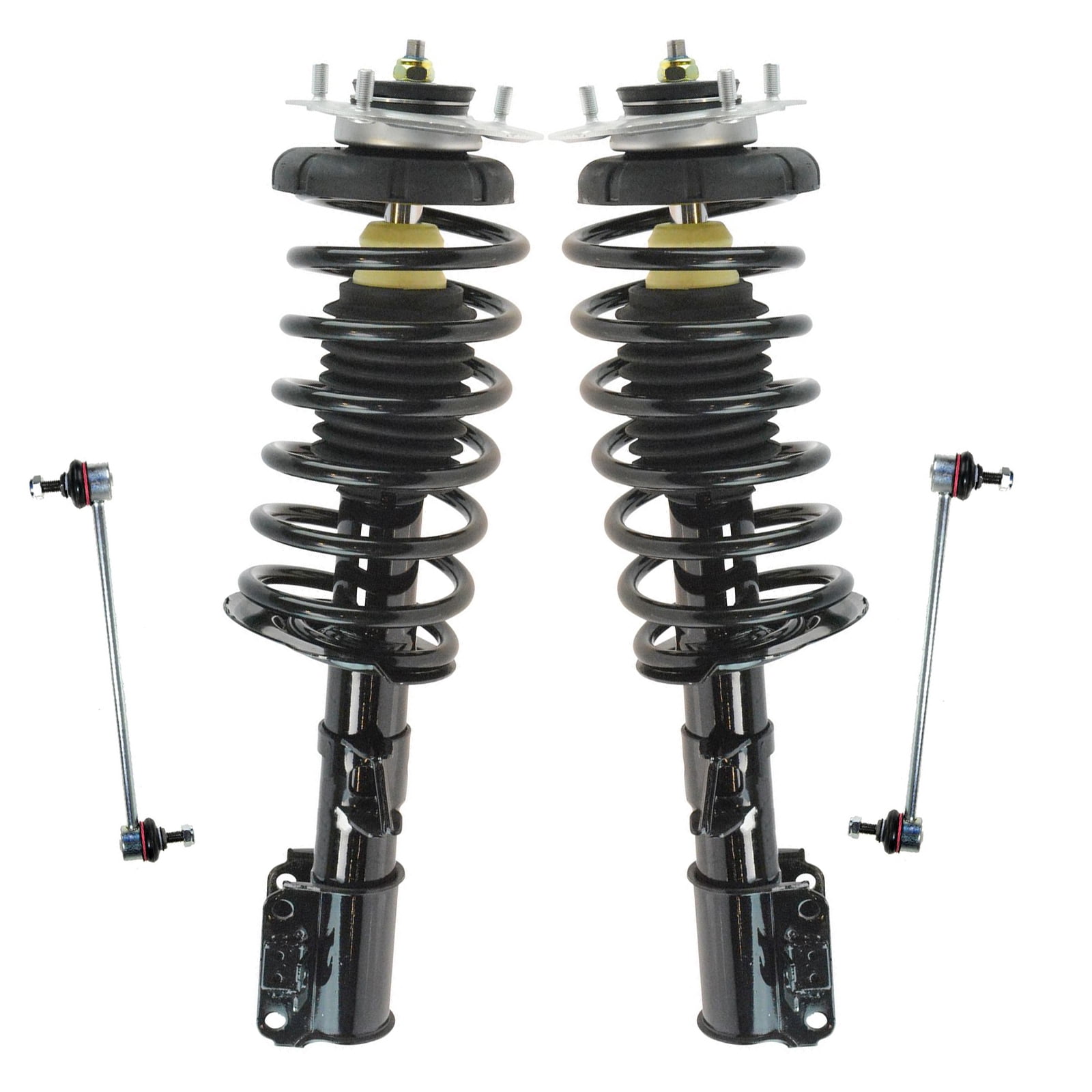 Front Quick Complete Strut Spring Assembly Sway Bar End Links Kit Set ...