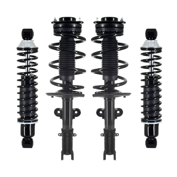 Front Quick Strut-Rear Complete Shock For 2008-2010 Chrysler Town & Country Van
