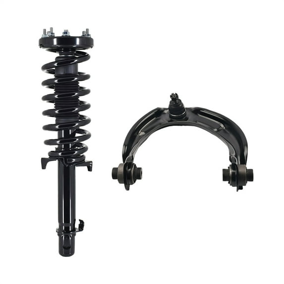 Front Right Upper Control Arm Ball Joint-Quick Complete Strut-Coil Spring Assembly For 2008-2012 Honda Accord V6