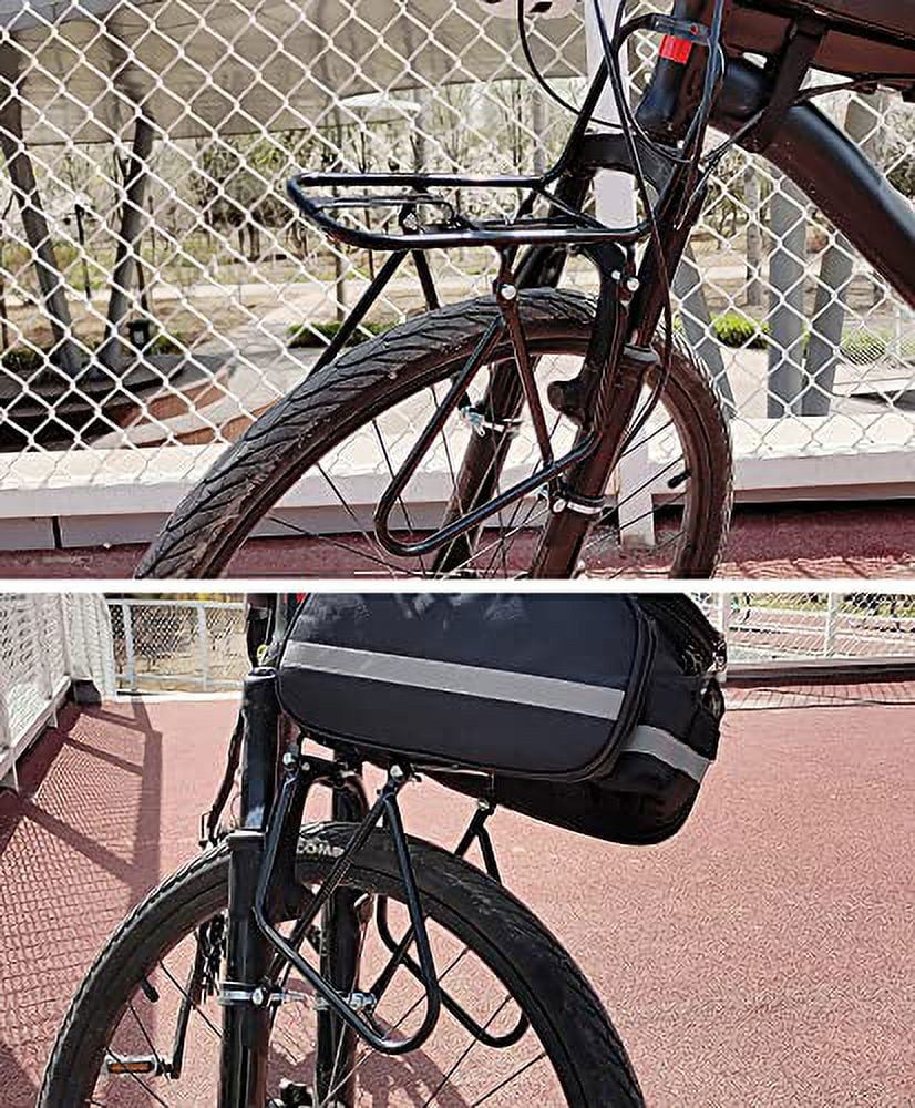 Front Rack, Luggage Touring Carrier Racks 15KG Capacity Mountain Road ...