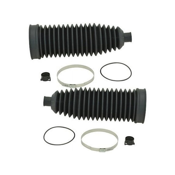 Front Rack and Pinion Bellow Set 2 Piece Set - Compatible with 2004 - 2007 BMW 530i 2005 2006