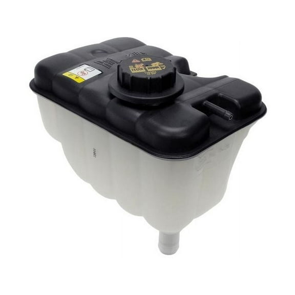 Front Radiator Coolant Overflow Expansion Tank with Cap - Compatible with 1998 - 2011 Lincoln Town Car 4.6L V8 1999 2000 2001 2002 2003 2004 2005 2006 2007 2008 2009 2010