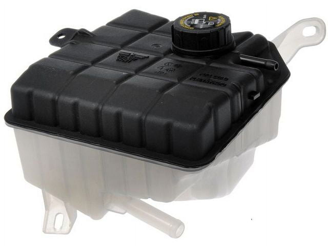 Front Radiator Coolant Overflow Expansion Tank with Cap - Compatible with 2006 - 2011 Buick Lucerne 4.6L V8 2007 2008 2009 2010