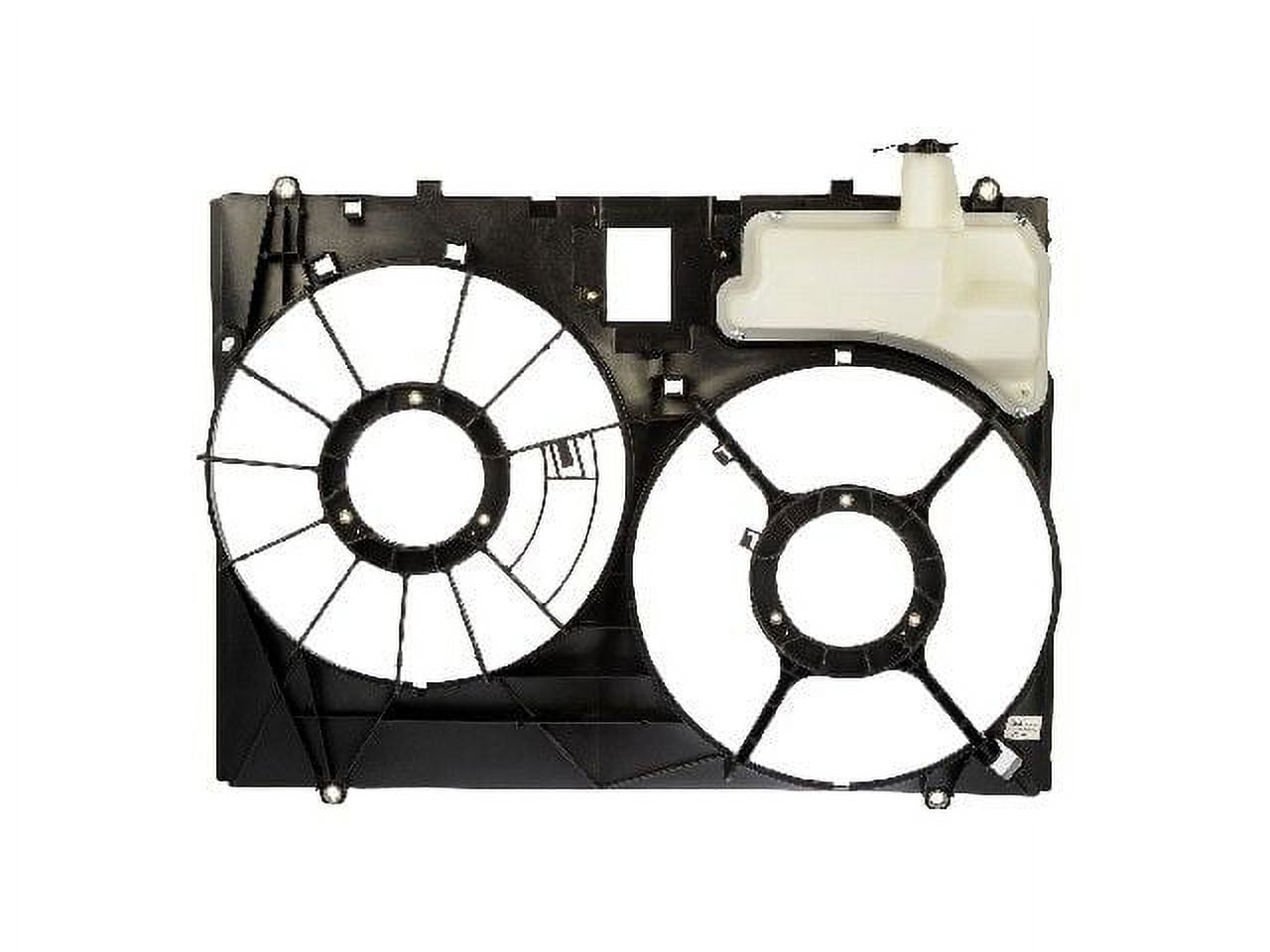 Front Radiator Coolant Overflow Expansion Tank with Cap - Compatible with 2007 - 2010 Toyota Sienna 3.5L V6 2008 2009