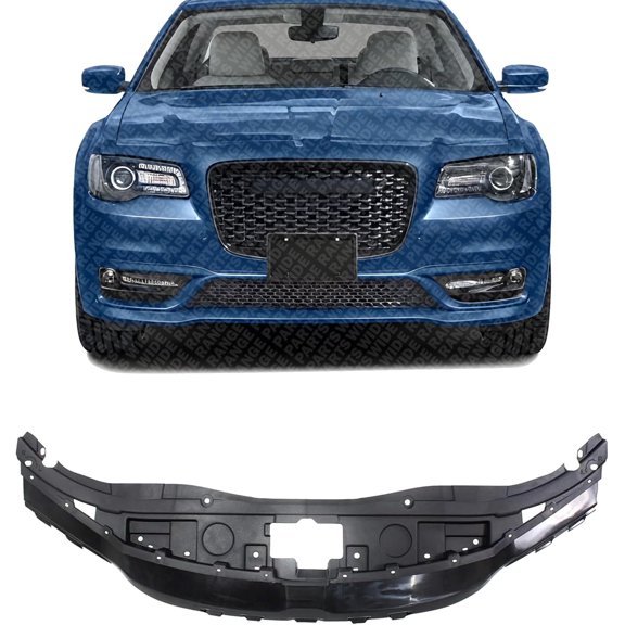 Front Radiator Core Support Cover Plastic Direct Replacement Compatible With 2015-2023 Chrysler 300 CH1224103 68227211AC