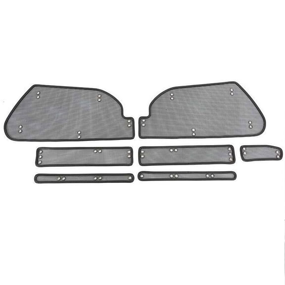 Front Radiator Guards Grille For Toyota Highlander, Custom Fit Front Grill Screen, Stainless Steel Radiator Protector Mesh-2022 Low