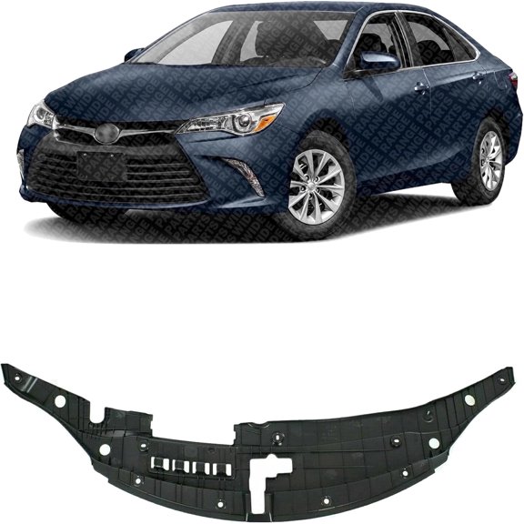 Front Radiator Support Cover Plastic Direct Replacement Compatible With 2015-2017 Toyota Camry TO1224103 5329506130
