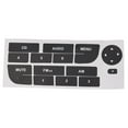 thumbnail image 1 of Front Radio Button Repair CD Decals Stickers Replacement For Fiat Grand Punto, 1 of 10