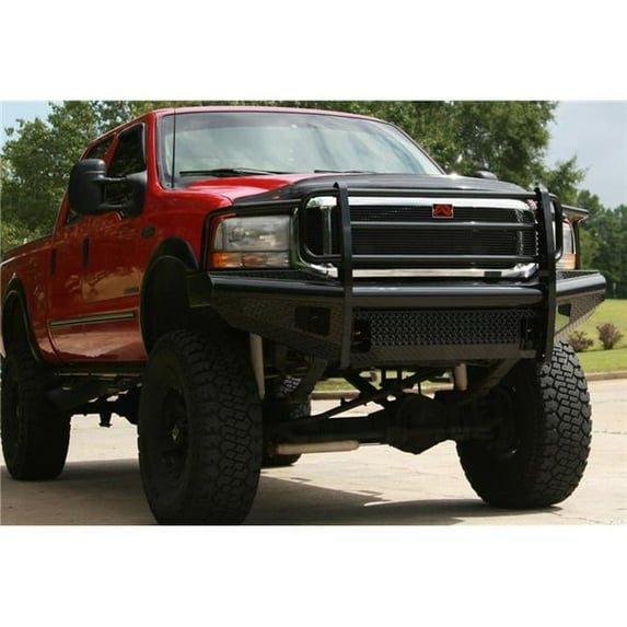 Front Ranch Bumper with Full Guard with Tow Hooks for 99-04 F250 & F350