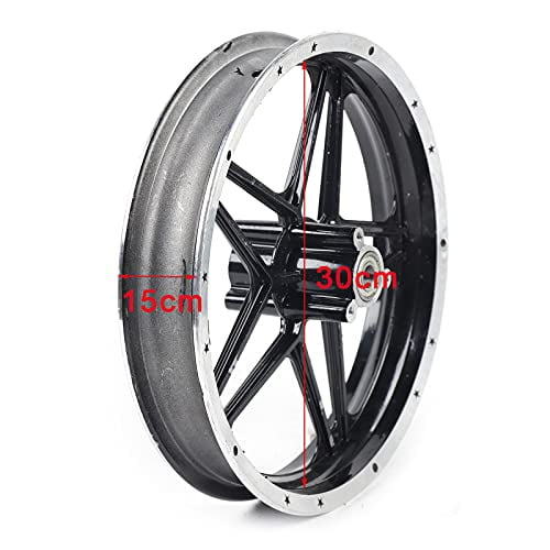 Front and Rear 2.5-10'' Tire Rim Hub Wheel, 1 Pair Mini Wheels Rim ...