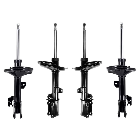 Front-Rear 4 Suspension Bare Strut Assembly For 2004 2005 2006 Lexus RX330 FWD