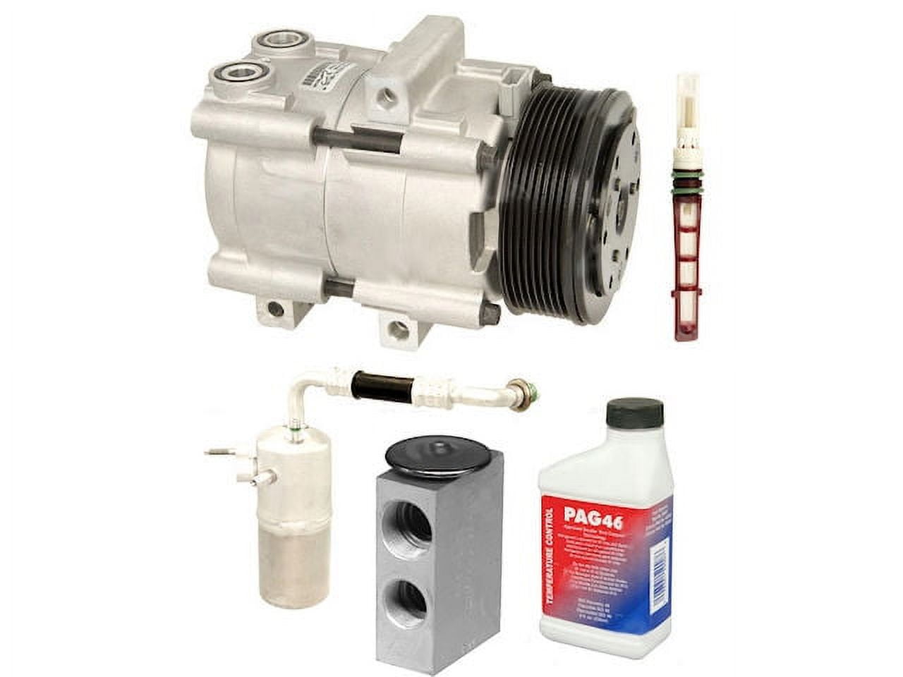 Front and Rear A/C Compressor Kit - with Compressor, Accumulator ...