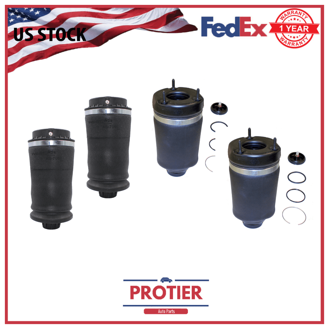 Front & Rear Airmatic Suspension Air Springs for 2007-2012 Mercedes ...