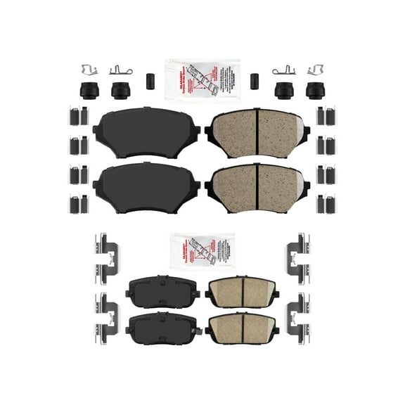 Front & Rear AmeriPLATINUM Ceramic Brake Pads For Mazda Miata MX5 2006-2015